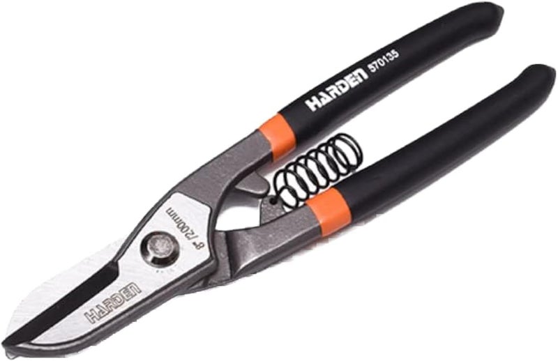 HARDEN 570135 Tin Snips 200mm (8") with Soft Grip Handle - Image 1
